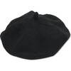 Knitted Beret, Black - Hats - 1 - thumbnail