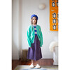 Fox Logo Print V-Neck Buttoned Cardigan, Mint - Cardigans - 2