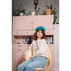 Seagull Print Ribbed Neck & Cuff Sweatshirt, Oatmeal - Sweatpants - 2
