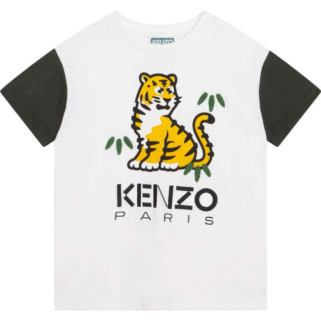Tiger Logo T-Shirt, White