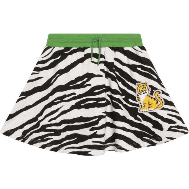 Zebra Logo Skirt, Multi