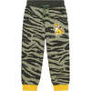 Tiger Stripe Sweatpants, Green - Sweatpants - 1 - thumbnail