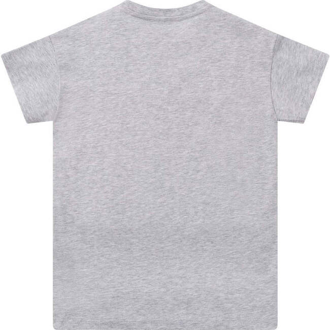 Tiger Logo T-Shirt, Grey - T-Shirts - 3