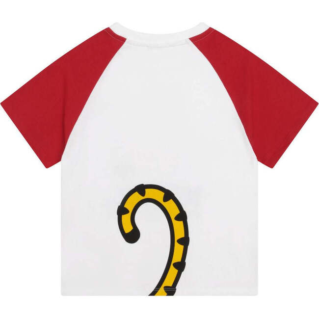 Tiger Logo Graphic T-Shirt, White - T-Shirts - 3
