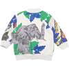 Logo Zip-Up Sweatshirt, Grey - Sweatshirts - 3