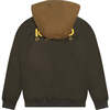 Logo Hooded Jacket, Green - Jackets - 4