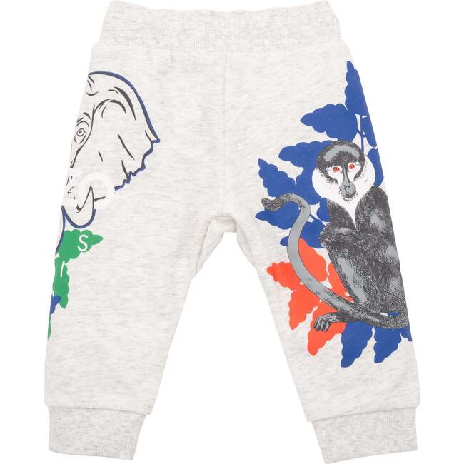 Elephant Logo Joggers, Grey - Sweatpants - 3