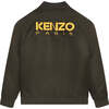 Logo Hooded Jacket, Green - Jackets - 5