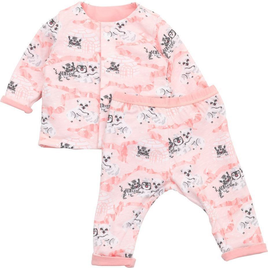 Animal Graphic Reversible Tracksuit, Pink - Mixed Apparel Set - 1