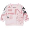 Baby Animal Logo Tracksuit, Pink - Mixed Apparel Set - 2