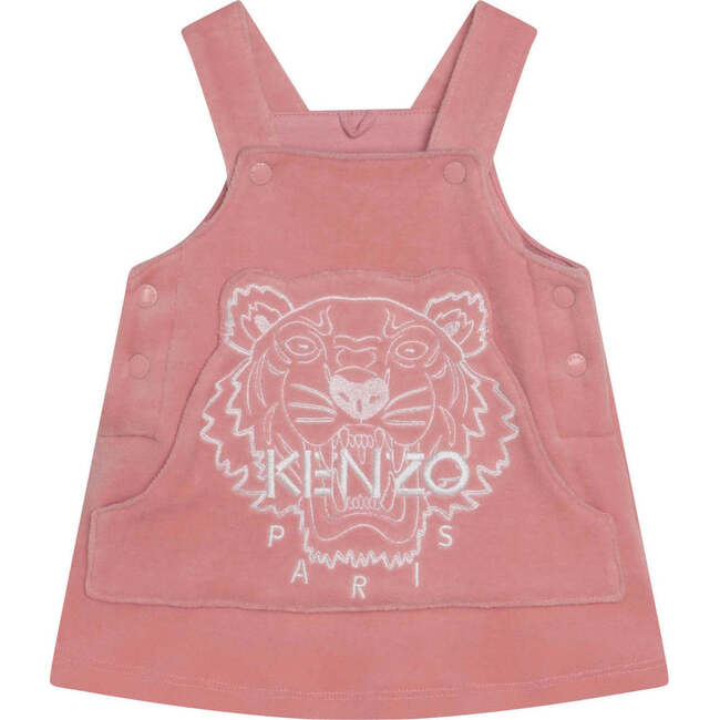3pc Logo Graphic Dress Outfit, Pink - Mixed Apparel Set - 2