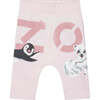 Baby Animal Logo Tracksuit, Pink - Mixed Apparel Set - 3