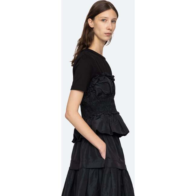 Women's Diana Top, Black - Shirts - 4