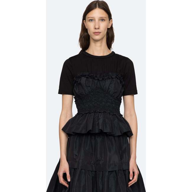 Women's Diana Top, Black - Shirts - 6