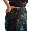 Women's Jacquard Mini Skirt, Black & Multicolors - Skirts - 3