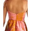 Women's Jacquard Strapless Dress, Sorbet - Dresses - 6