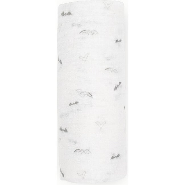 Cotton Muslin Swaddle Single, Bats - Swaddles - 2