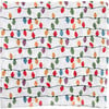 Cotton Muslin Single Swaddle, Christmas Bulbs - Swaddles - 3