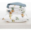 Toddler Cotton Muslin 3-Piece Bedding Set, Trucks - Duvet Sets - 1 - thumbnail