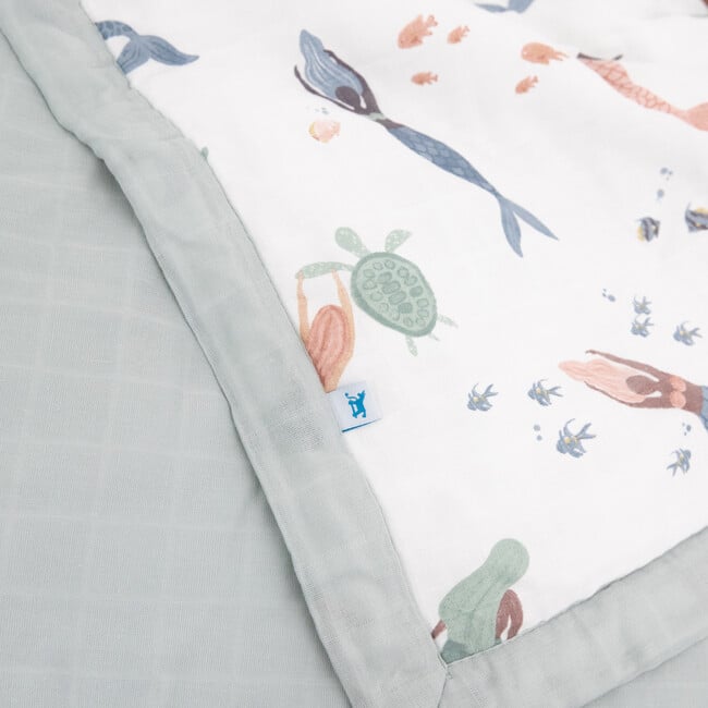 Toddler Cotton Muslin Comforter, Mermaids - Duvet Sets - 3