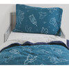 Toddler Cotton Muslin 3-Piece Bedding Set, Spaceships - Duvet Sets - 6