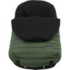 Infant Car Seat Footmuff, Dark Green - Car Seat Accessories - 3