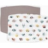 Cotton Muslin Pillowcase, Colorful Critters (Pack Of 2) - Sheets - 1 - thumbnail