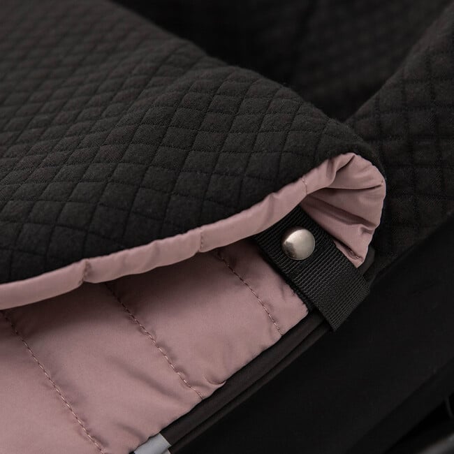 Infant Car Seat Footmuff, Mauve - Car Seat Accessories - 5