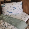 Toddler Cotton Muslin 3-Piece Bedding Set, Whales - Duvet Sets - 7