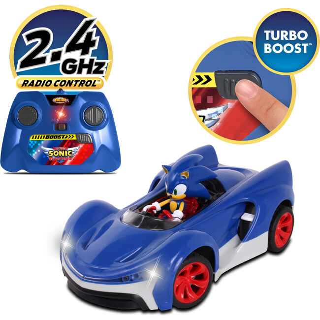 NKOK Sonic Team Racing Radio Controlled Sonic The Hedgehog w/ Turbo Boost - Transportation - 3