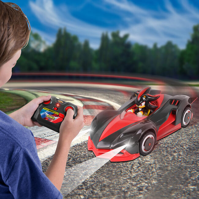 NKOK Sonic Team Racing Radio Controlled Shadow The Hedgehog w/ Turbo Boost - Transportation - 4