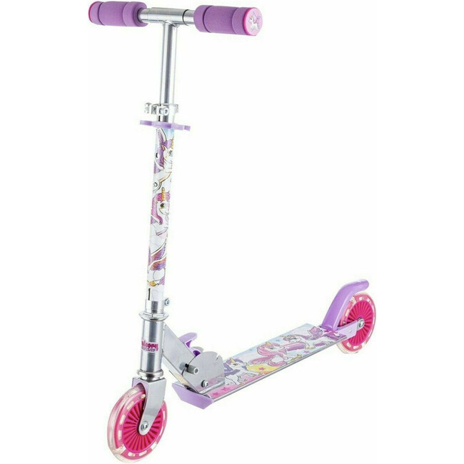 Ozbozz Unicorn Scooter with 2 Light UP Wheels