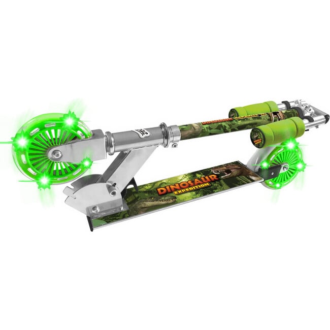 Ozbozz Dinosaur Scooter with 2 Light Up Wheels - Scooters - 2