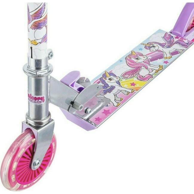 Ozbozz Unicorn Scooter with 2 Light UP Wheels - Scooters - 3