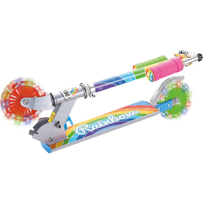 Ozbozz Rainbow Foldalbe Scooter - Light UP Wheels - Scooters - 2