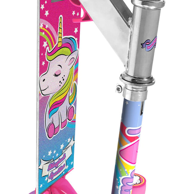 Ozbozz Unicorn Magical Sparkles Foldalbe Scooter - Light UP Wheels - Scooters - 4