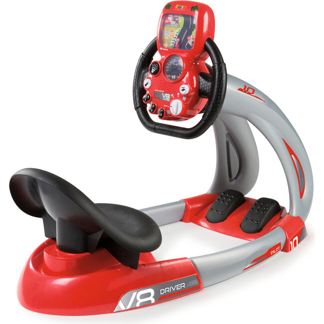 Smoby - V8 Driver with Smartphone Holder and Free Smoby App