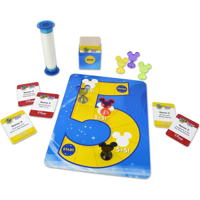 5 Second Rule Disney Edition Fun Family Game - Board Games - 2