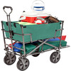 Double Decker Collapsible Wagon - Green - Outdoor Games - 2