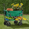 Double Decker Collapsible Wagon - Green - Outdoor Games - 4