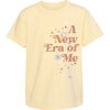 New Era Vintage-Washed Rib Knit Crew Neck T-Shirt, Yellow - T-Shirts - 1 - thumbnail