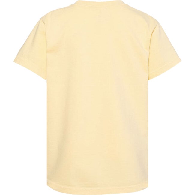 New Era Vintage-Washed Rib Knit Crew Neck T-Shirt, Yellow - T-Shirts - 2