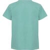 Imagination Vintage-Washed Print Rib Knit T-Shirt, Turquoise - T-Shirts - 2