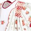 Poinsettia Girl Bubble, White - Onesies - 5