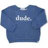 Brooklyn Boxy "dude.", Denim - Sweatshirts - 1 - thumbnail