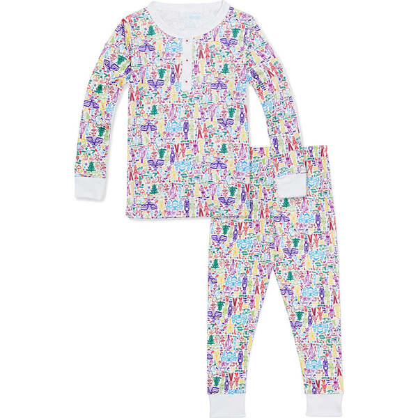 Nutcracker Two Piece Pajamas, Multi Joy Street Kids Sleepwear