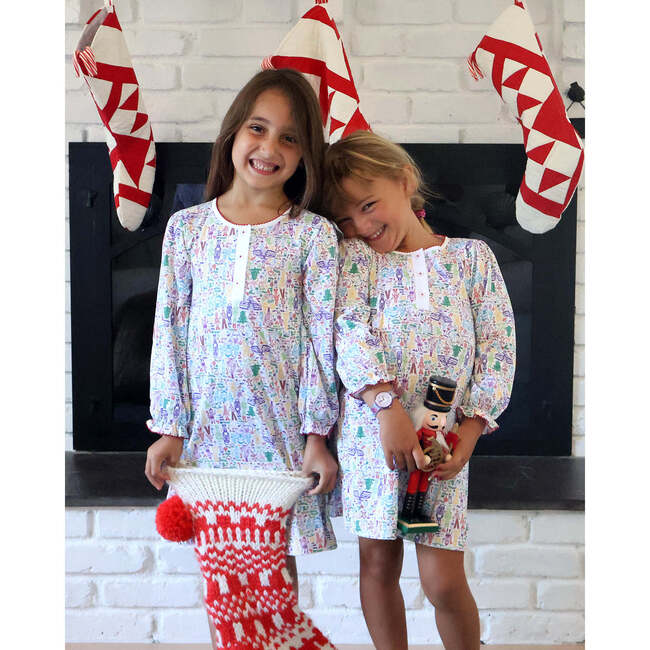 Nutcracker Tess Lounge Dress, Multi - Dresses - 4
