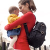 Poppy Convertible Backpack, Black Quilted - Diaper Bags - 3
