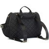 Poppy Convertible Backpack, Black Quilted - Diaper Bags - 5