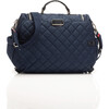 Poppy Convertible Backpack, Navy Quilted - Diaper Bags - 3